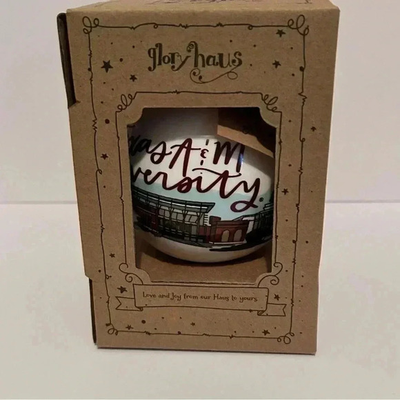 Texas A&M Ceramic Ornament - Picture 1 of 4